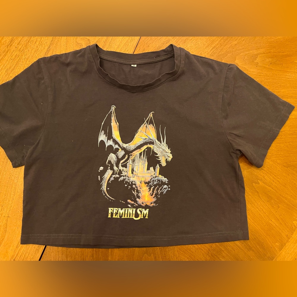 Feminist crop t